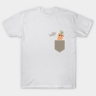 Carrot T-Shirt Vegetables print T-Shirt